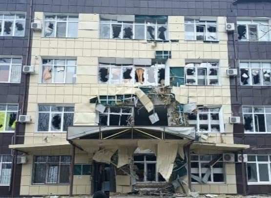 Russian airstrikes destroy all hospitals in Luhansk, including recently-renovated Rubizhne hospital