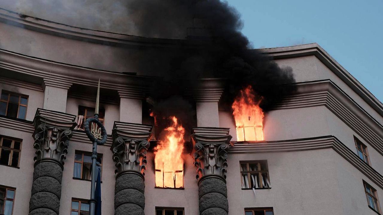 Russian Iskander missile hit Ukraine Cabinet with 35 US-made parts
