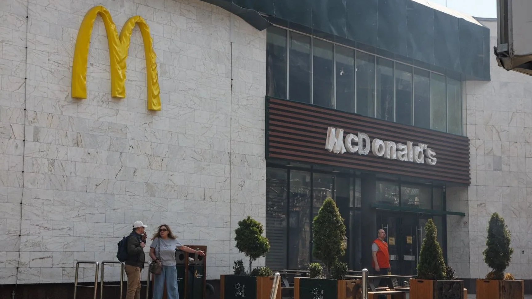 McDonald’s in Kyiv reopens after Russian attack damage