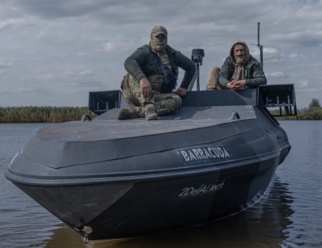 Barracuda remote-controlled speedboat: kamikaze, mine, or rescue