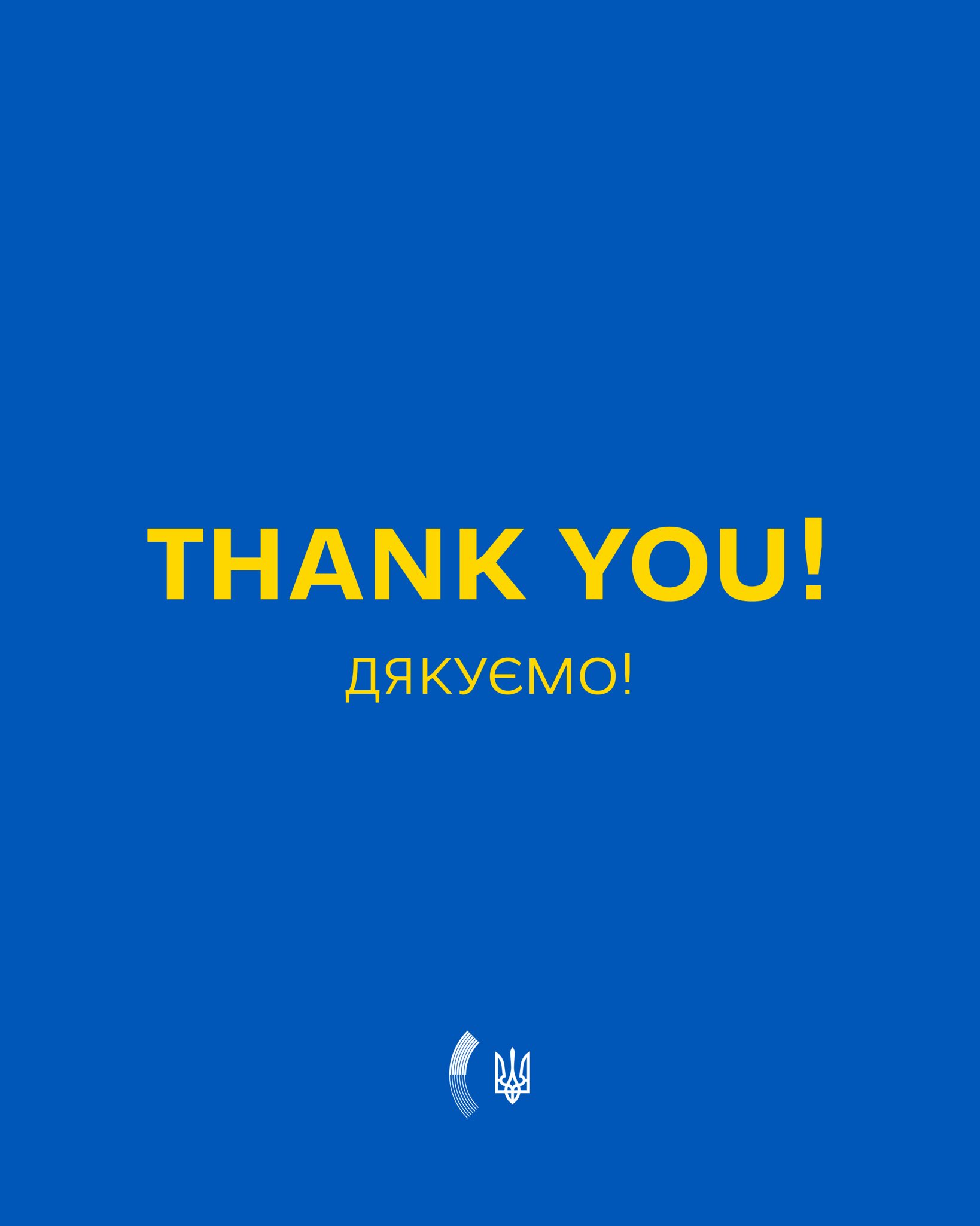 MFA Ukraine thanks supporters for brightness and standing with us