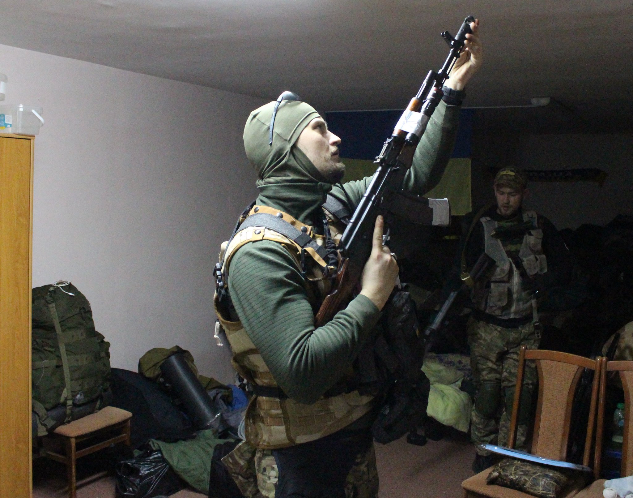 Czech volunteers in Irpin today