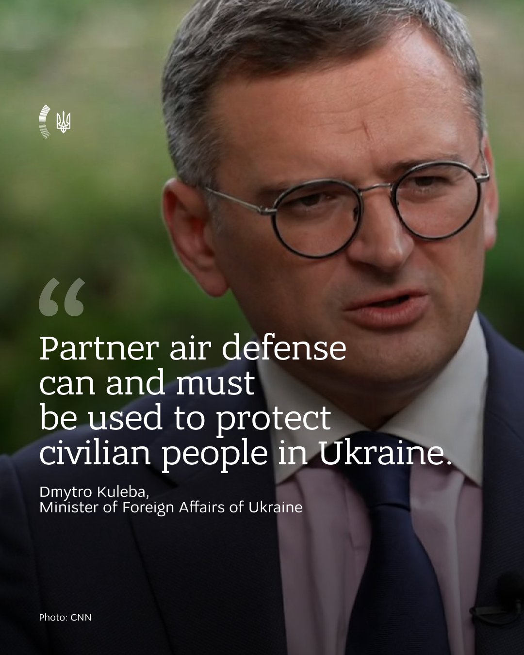 Ukraine’s FM Kuleba urges swift delivery of air defense systems