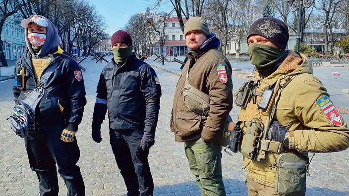Belarusian volunteers defend Odesa