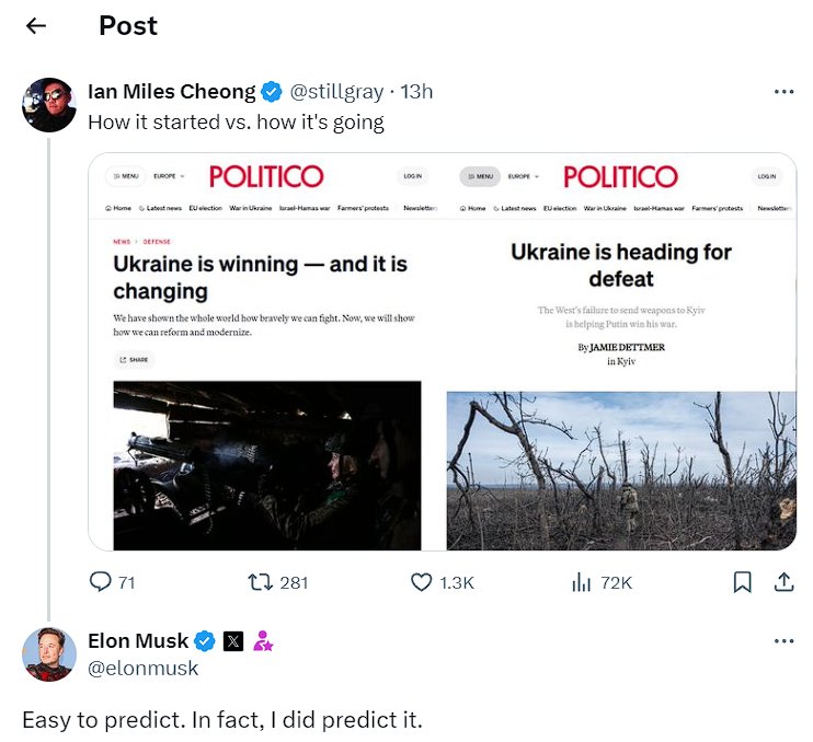 Starlink utilisé contre l’Ukraine par un ‘douchebag’