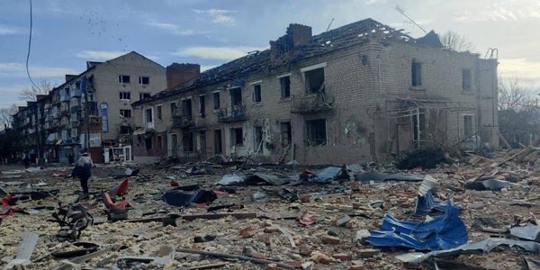 Russian culture destroys Vovchansk, Ukraine: a claim of genocide.
