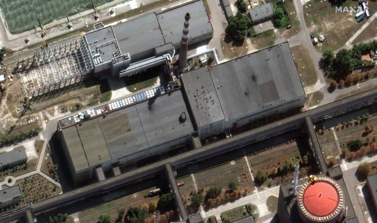 Russian bombs and smoke envelop Europe’s largest nuclear plant