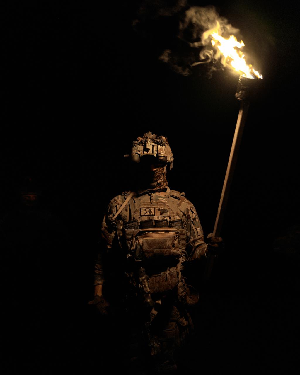 Khartia reconnaissance battalion prepares for night operations