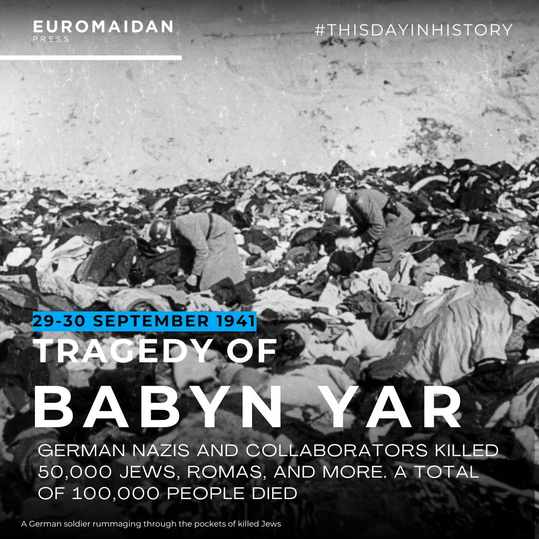 Ukraine commemorates Babyn Yar victims, a horrific symbol of the Holocaust