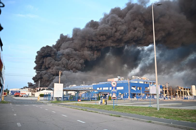 Russian missiles hit factory in Mukachevo near Hungarian border, injuring 15