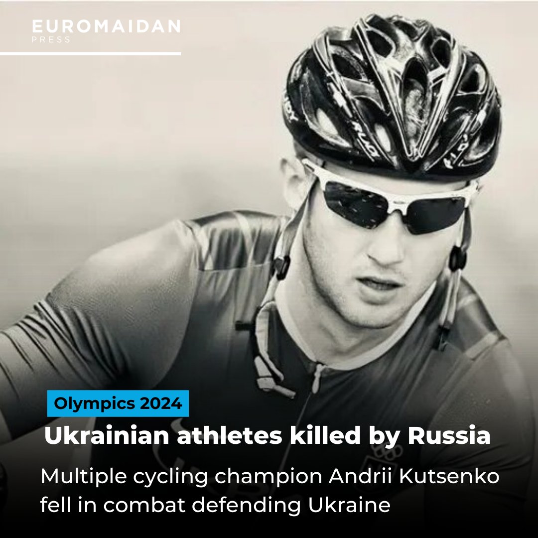 Ukrainian cycling champion Andrii Kutsenko killed defending Ukraine