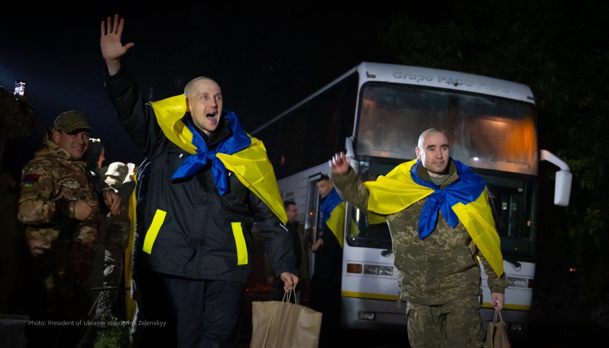 Ukraine thanks supporters, vows to free all prisoners