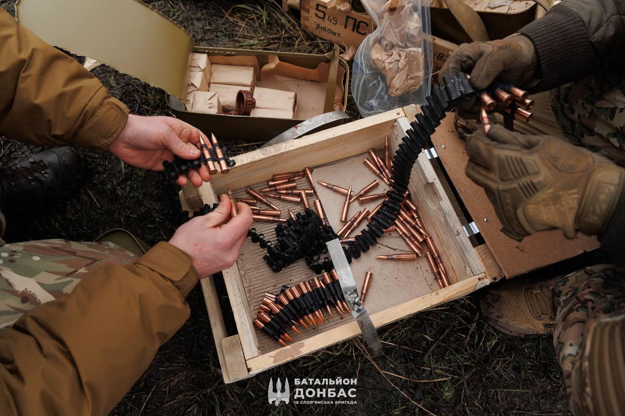 Donbas Battalion of the 18th Slovyansk Brigade training for combat