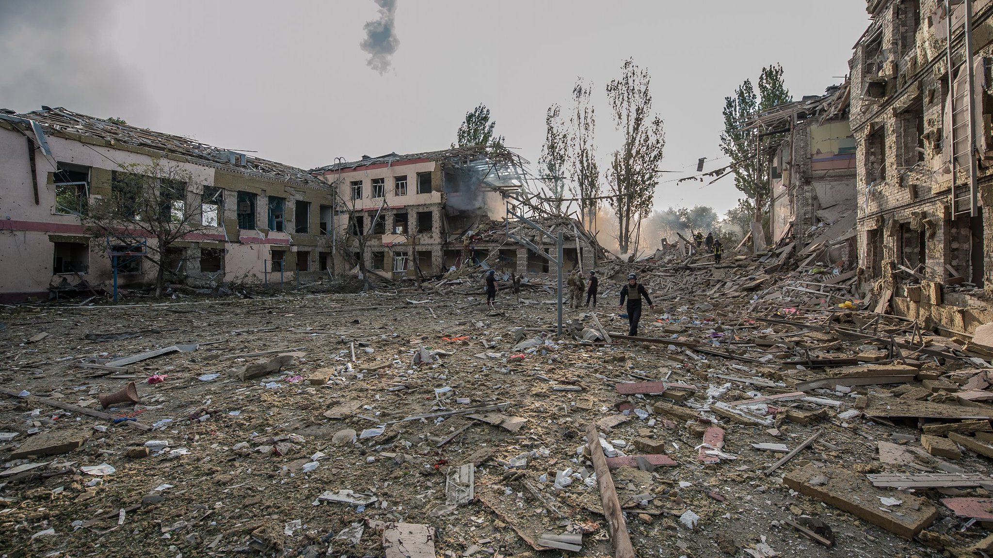 Three people died in Donetsk region school collapse
