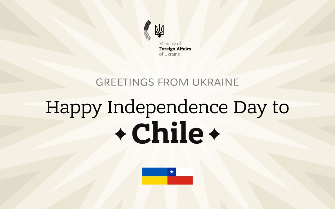 Ukraine thanks Chile for support on its Independence Day