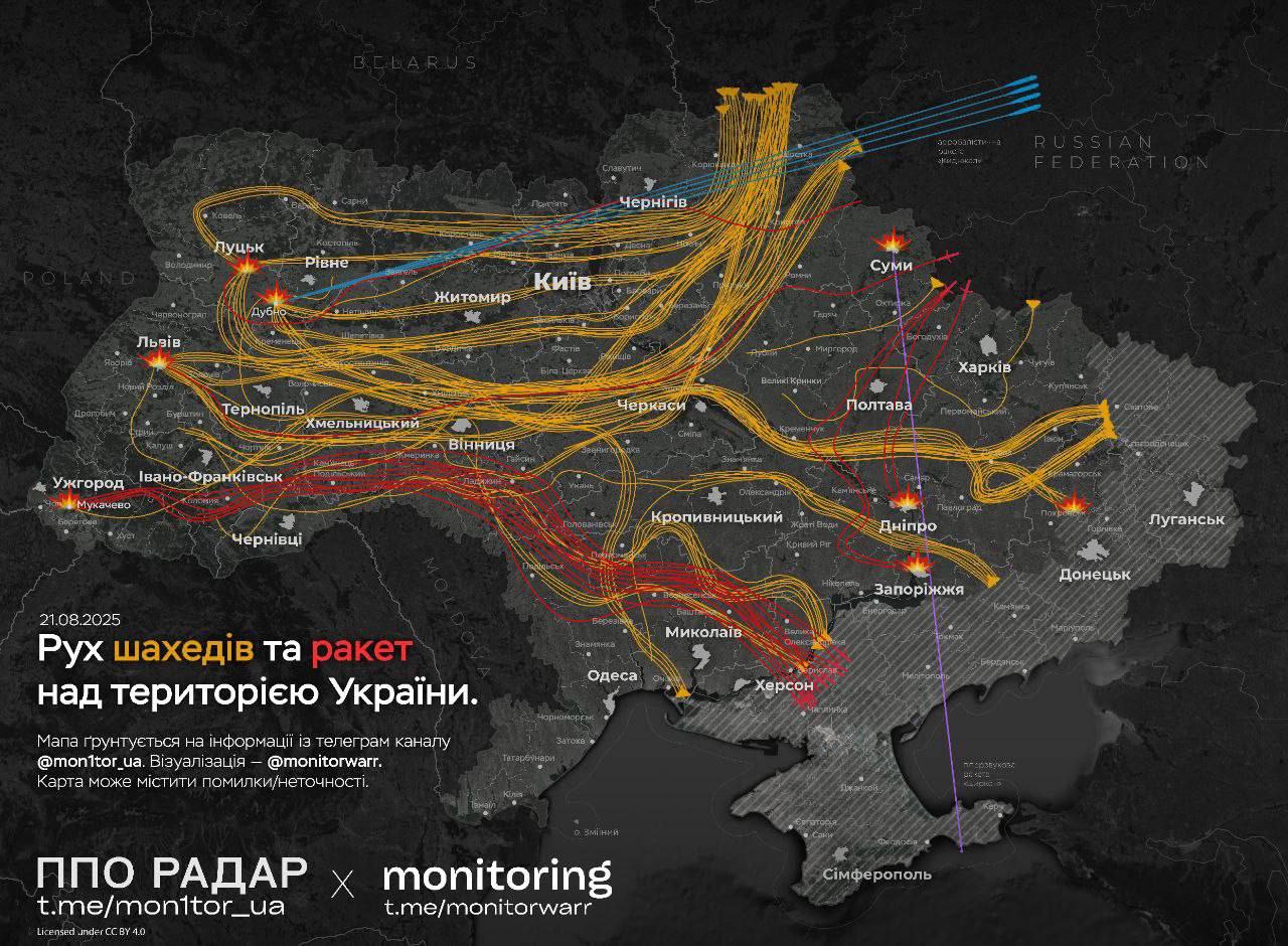 Russia attacks Ukraine with missiles and drones