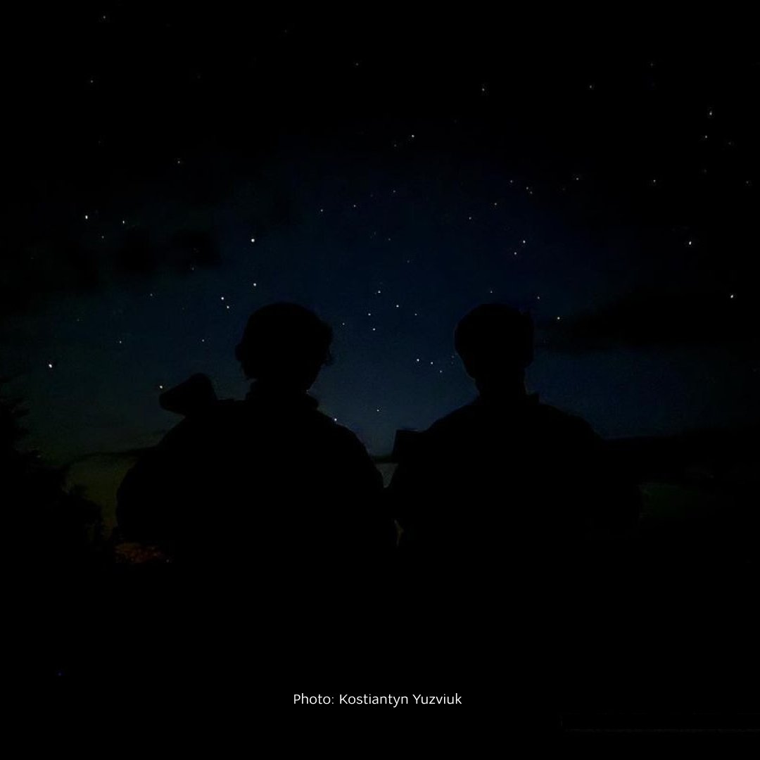 Fallen defender’s night sky photo: Russia’s war continues