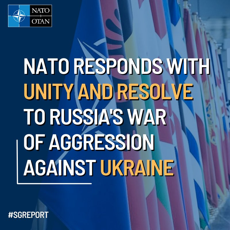 NATO shows unity and resolve against Russia’s aggression in Ukraine