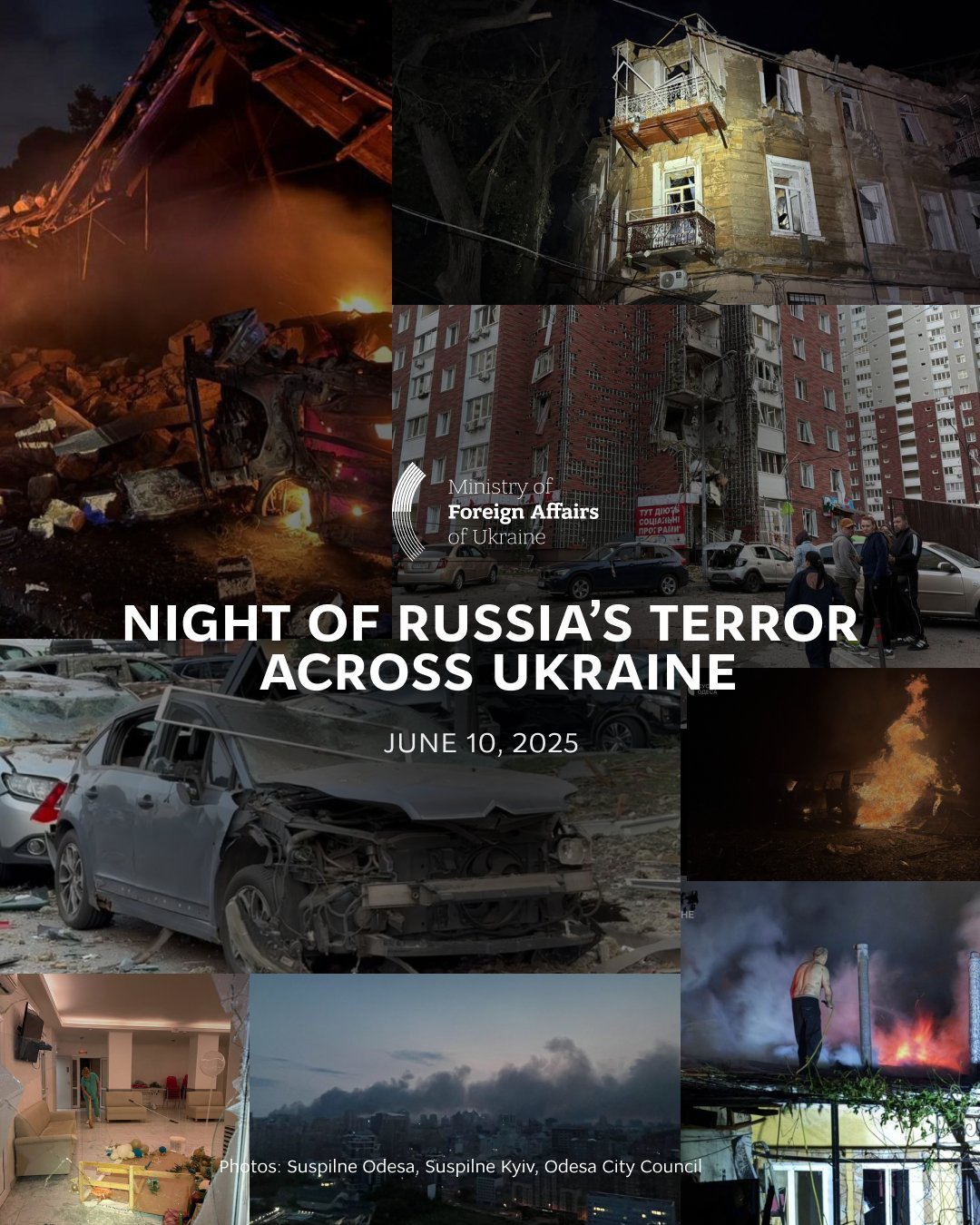 Massive Russian attack on Ukraine (315 drones, 7 missiles)