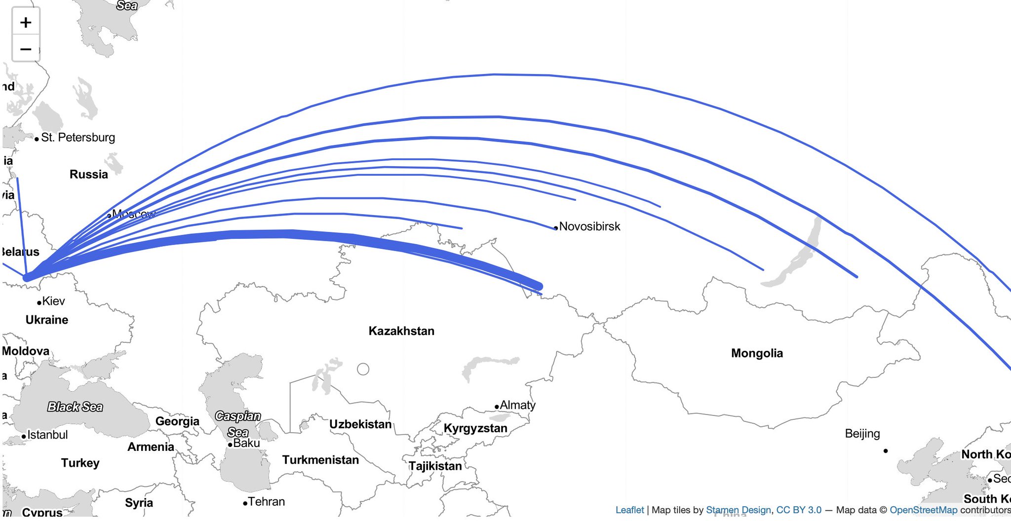 Map of Russian Loot from Ukraine Tracked by Journalists as War Crime