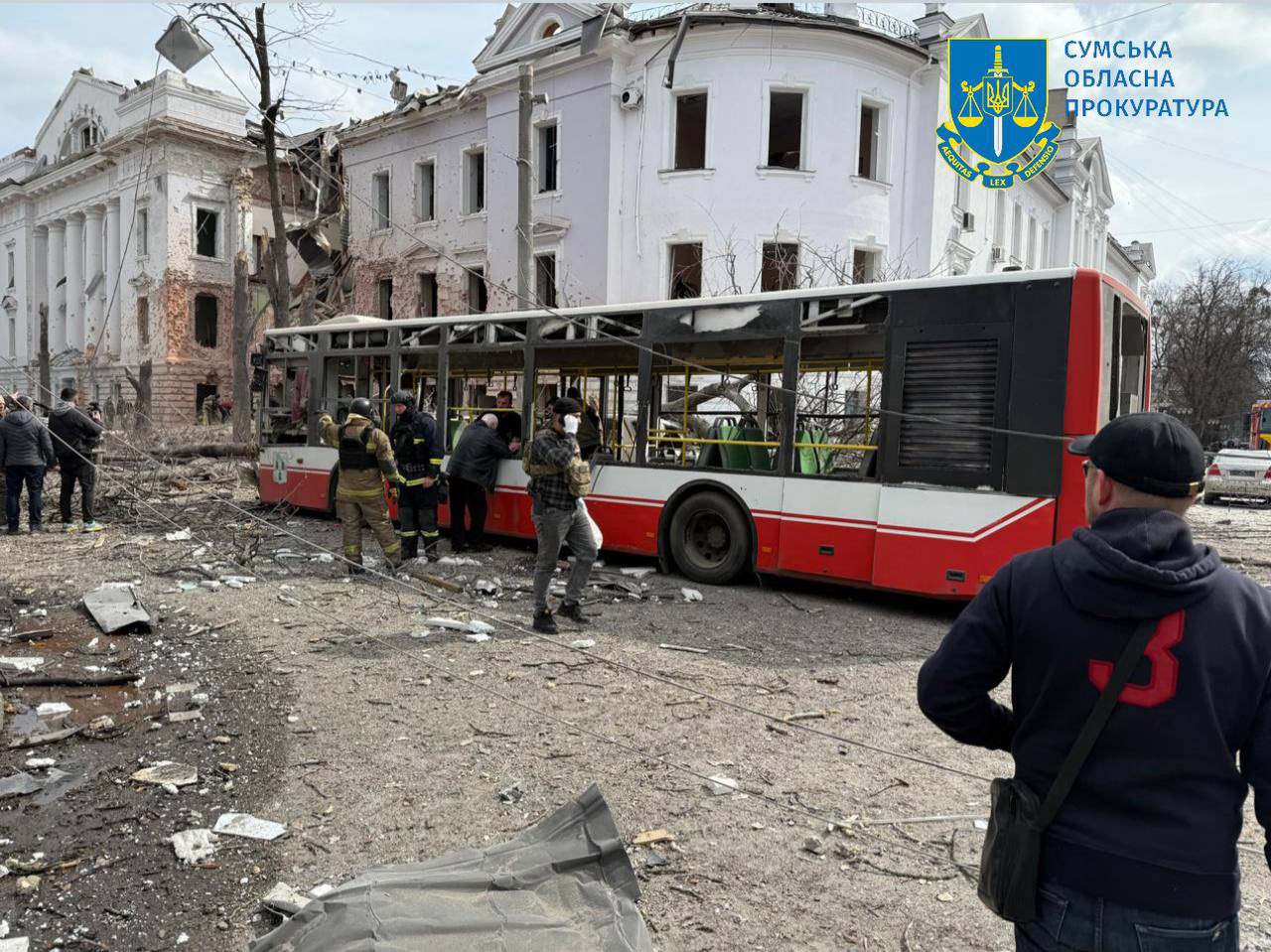 Russia’s attack on Sumy kills 31, including children