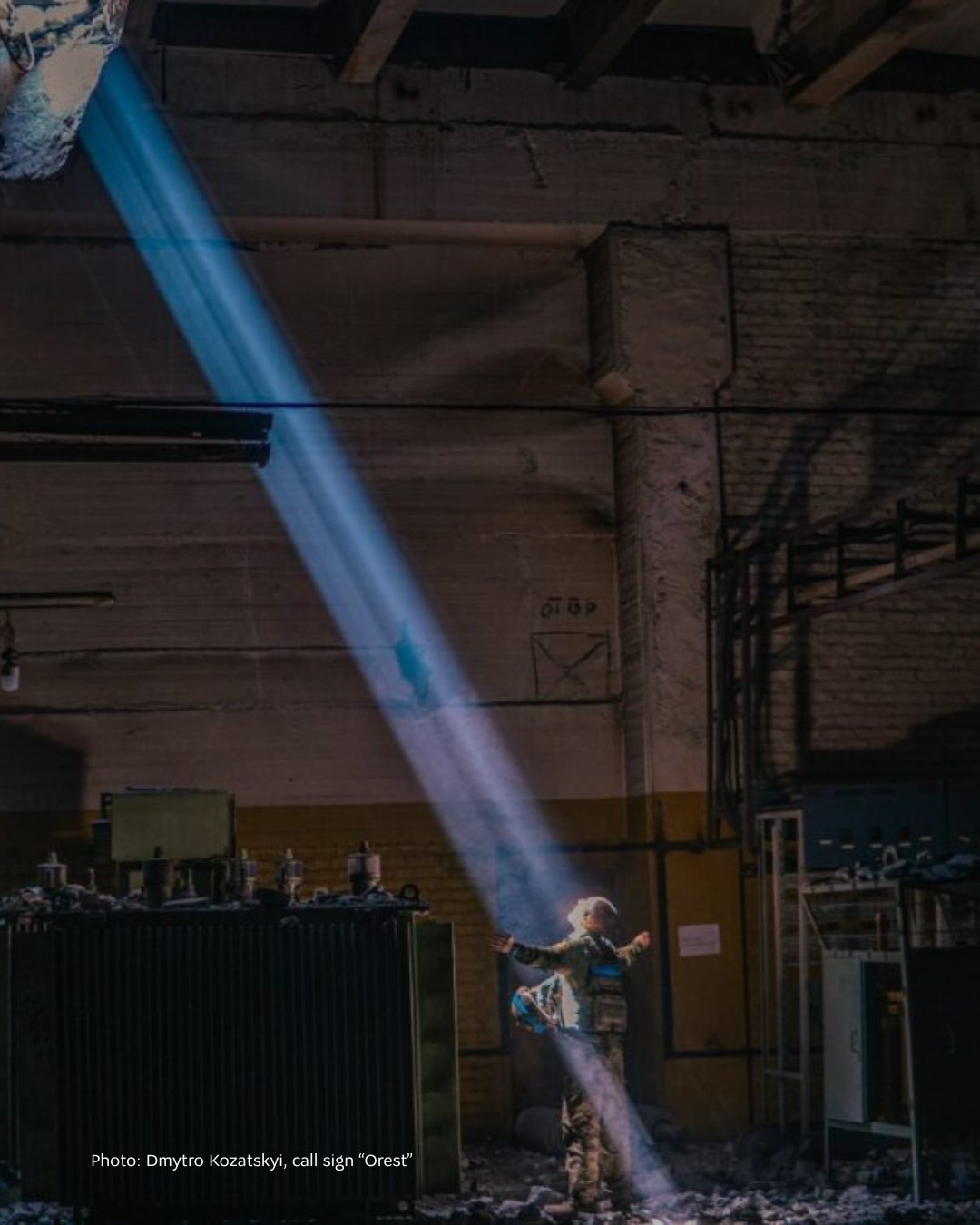 Photo from Azovstal symbolizing unbreakable Ukrainian spirit