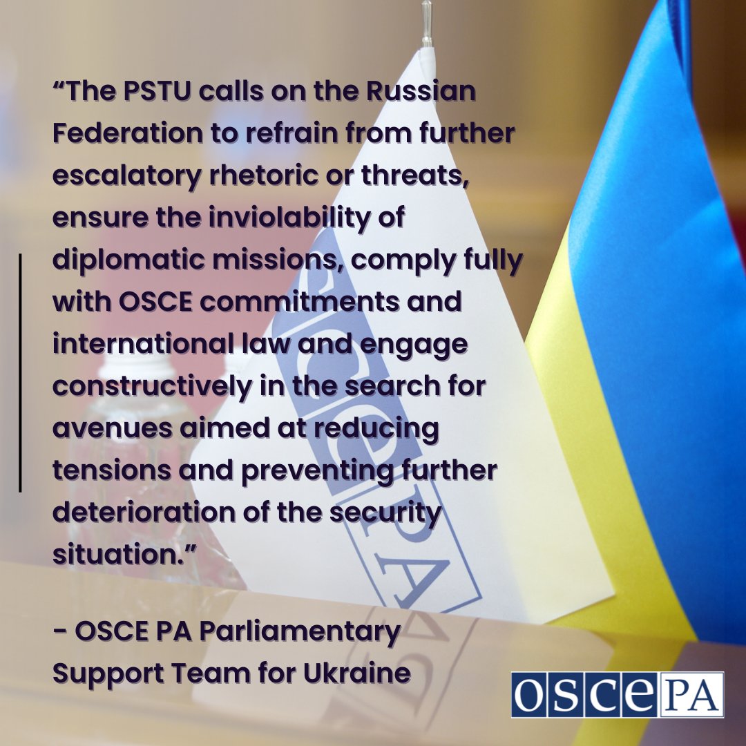 Ukraine thanks OSCE PA for support against Russian threats
