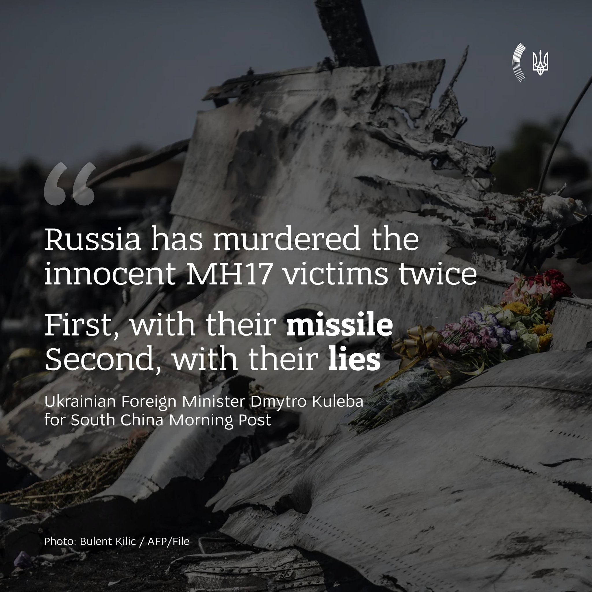 Ukraine FM condemns Russia’s lies and refusal to apologize