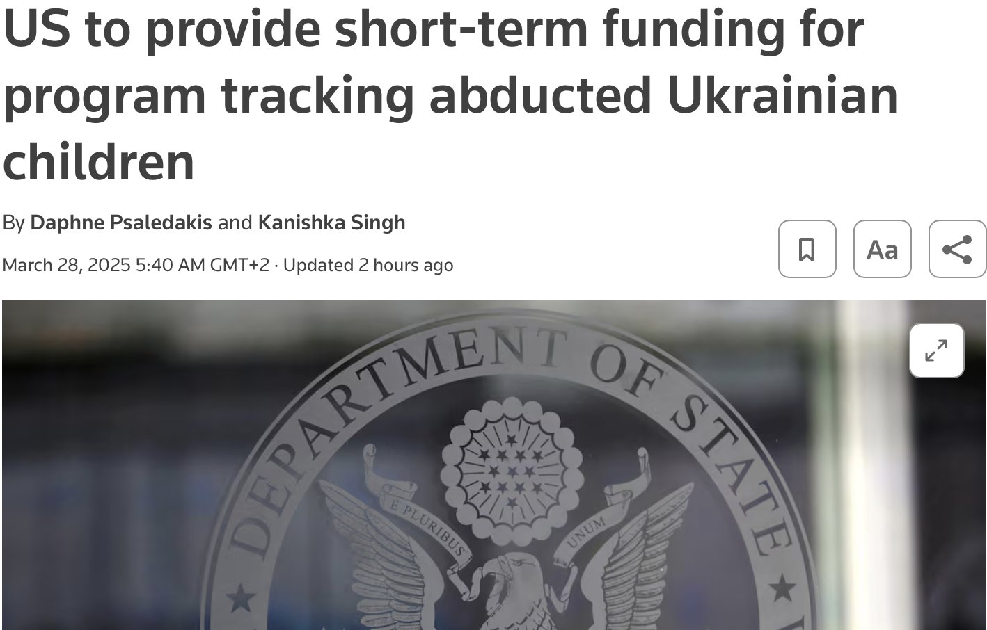 Trump cuts funding for Yale’s Ukraine kidnapping documentation
