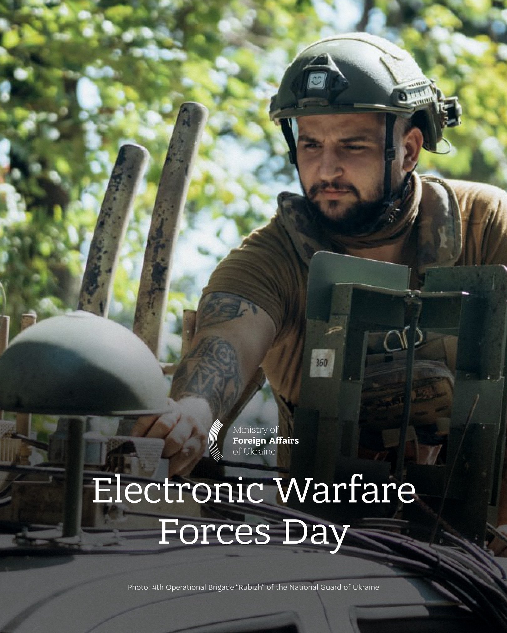 Ukraine honors Electronic Warfare Troops defending against Russian attacks