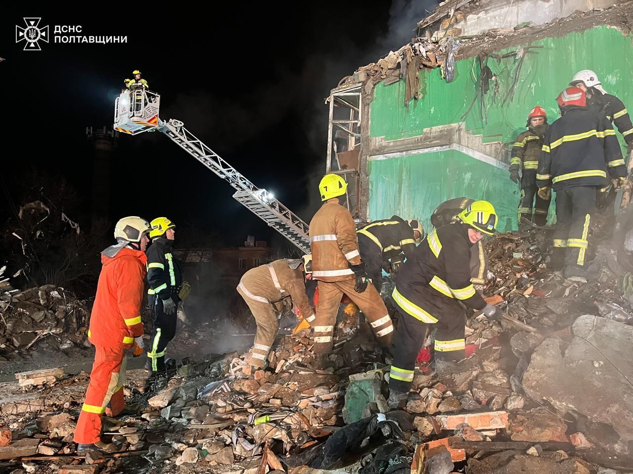 Poltava Missile Strike: Death Toll Rises to 14, Including Two Children