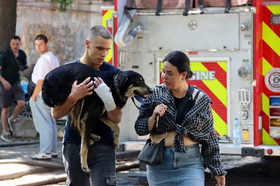 National Guard provides aid following Russian drone strike in Odesa