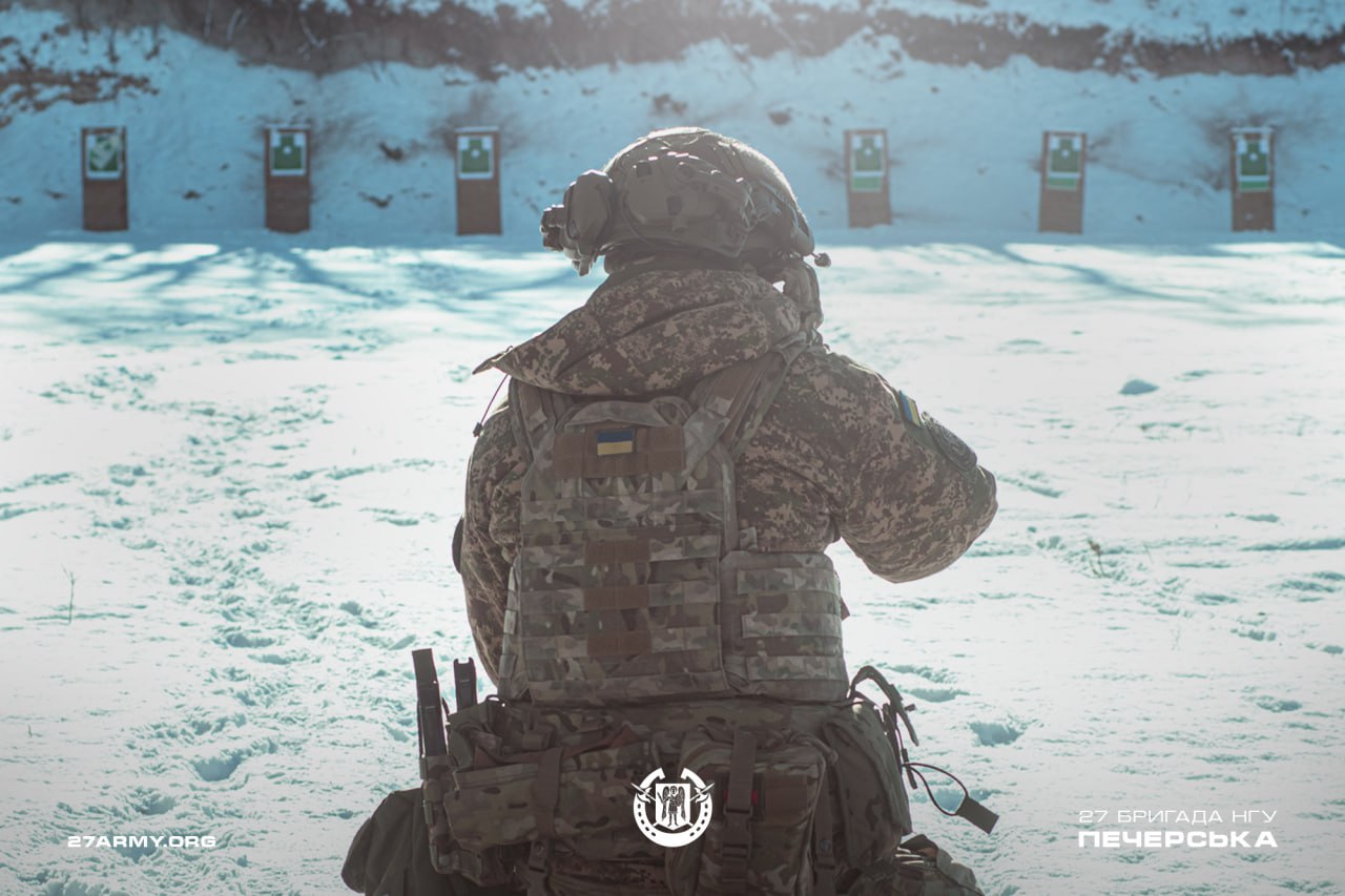 National Guard of Ukraine 27th Pechersk Brigade conducts training exercises