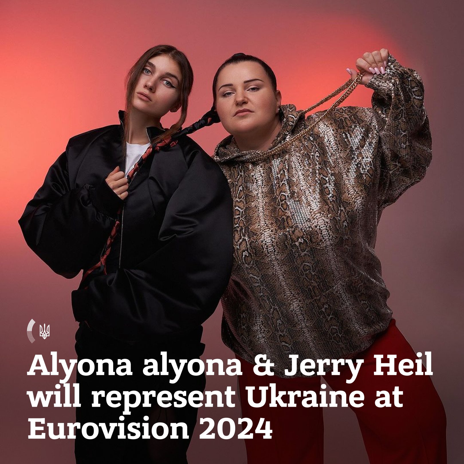 Alyona Alyona & Jerry Heil to represent Ukraine at Eurovision 2024 with “Teresa & Maria”