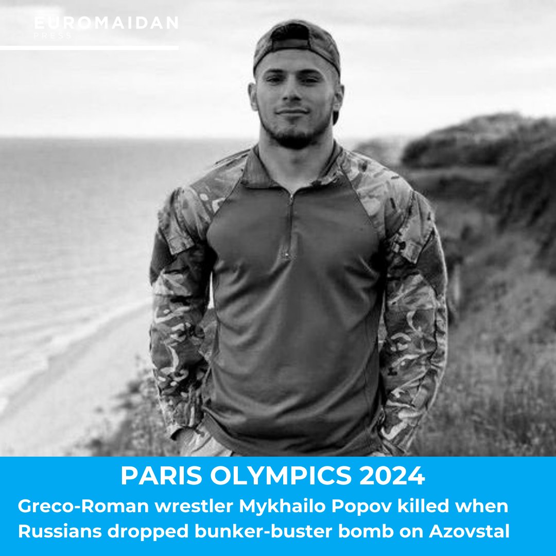 Wrestler Mykhailo Popov, Azovstal defender and sniper, killed in action