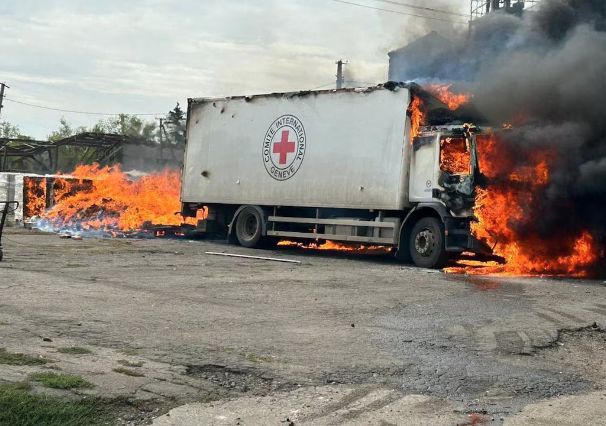 Three Red Cross workers killed by Russian shelling in Donetsk Oblast