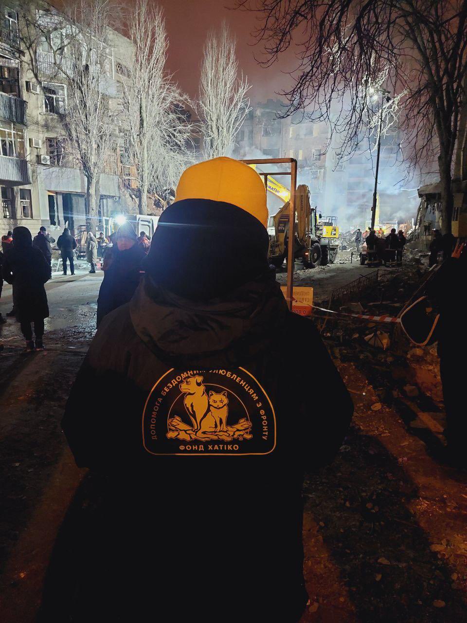 Hachiko team provides emergency pet support after missile attack in Kharkiv