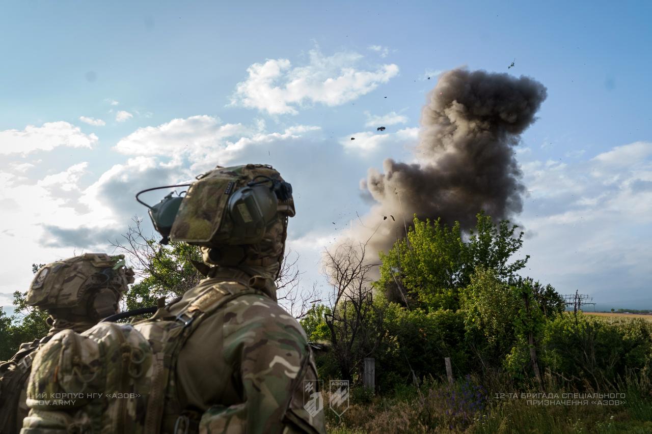 Azov Brigade conducts CQB training for soldiers
