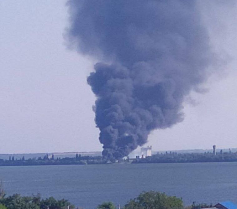 Ukraine strikes Russian ammo depot in Zaporizhzhia Oblast near occupied nuclear plant