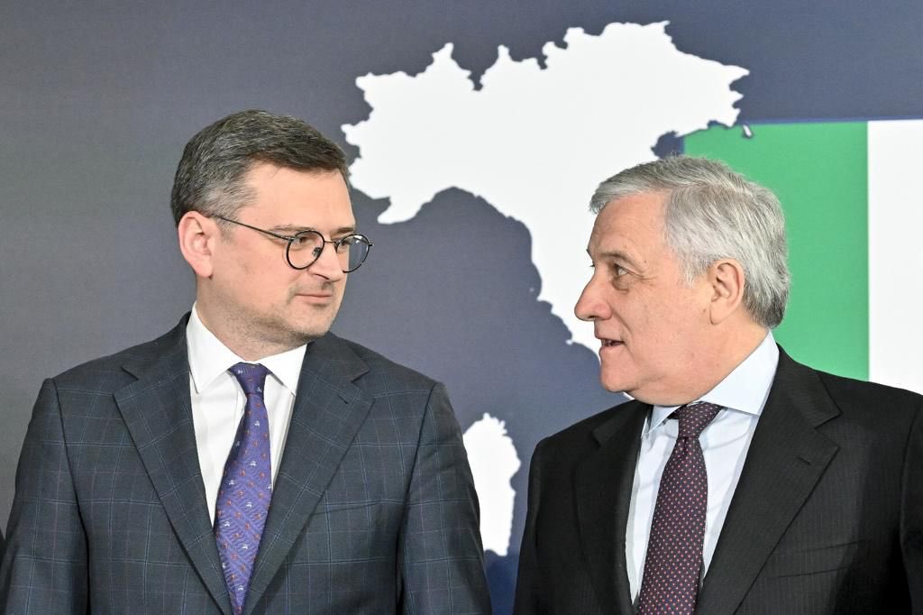 Ukraine’s FM Kuleba meets Italian counterpart Tajani in Rome to discuss EU, NATO, aid