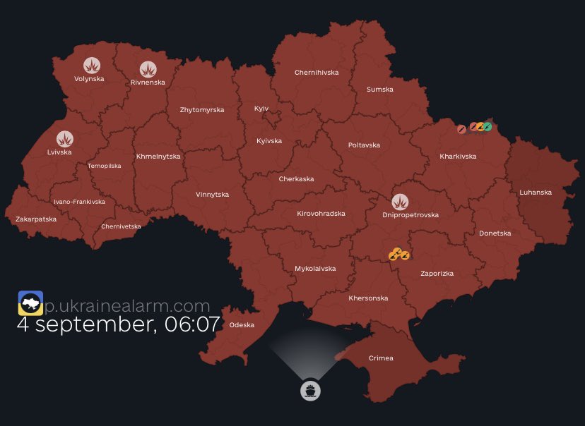 Explosions en Ukraine occidentale lors d’attaques russes