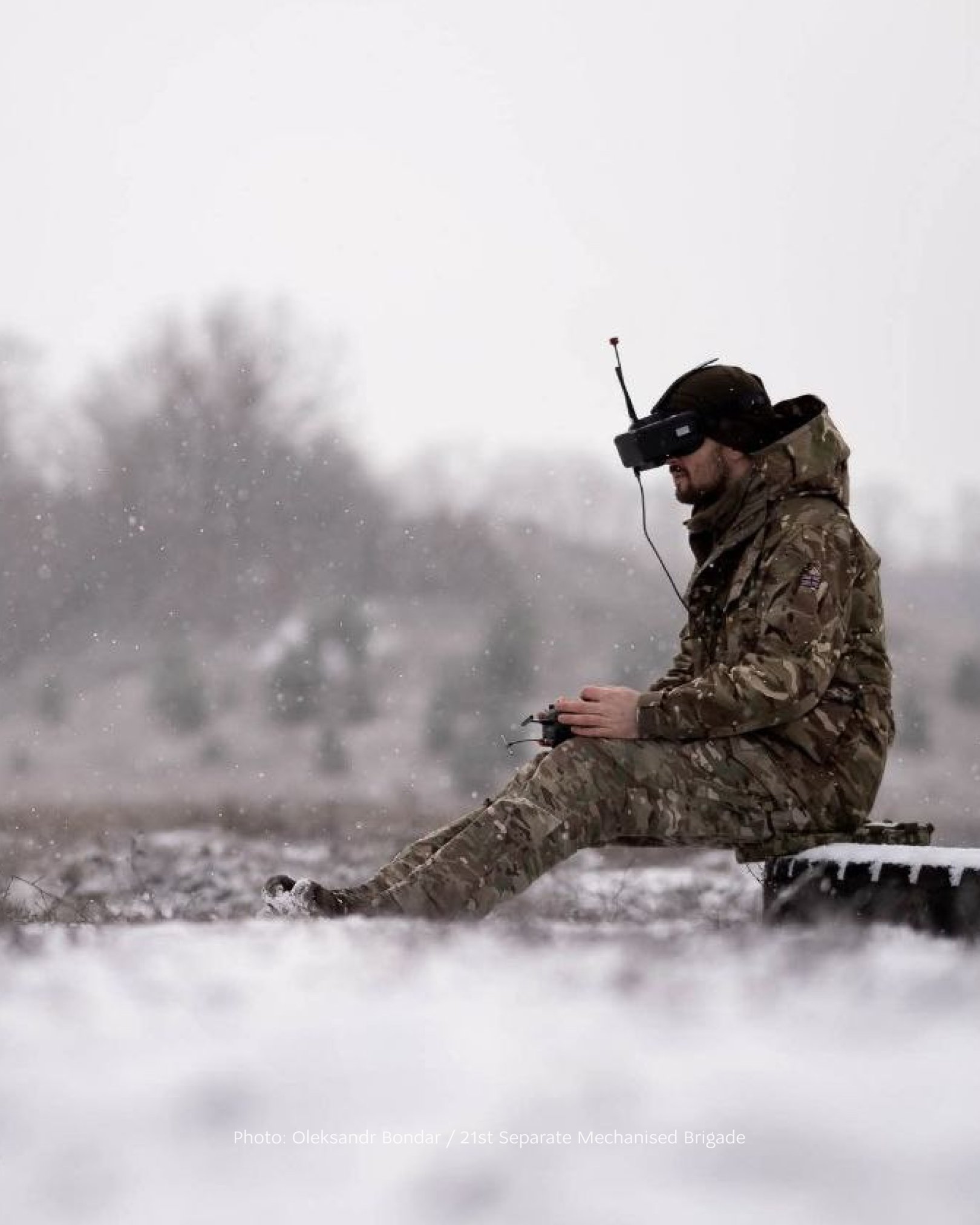 Harsh winter doesn’t stop Ukrainian defenders