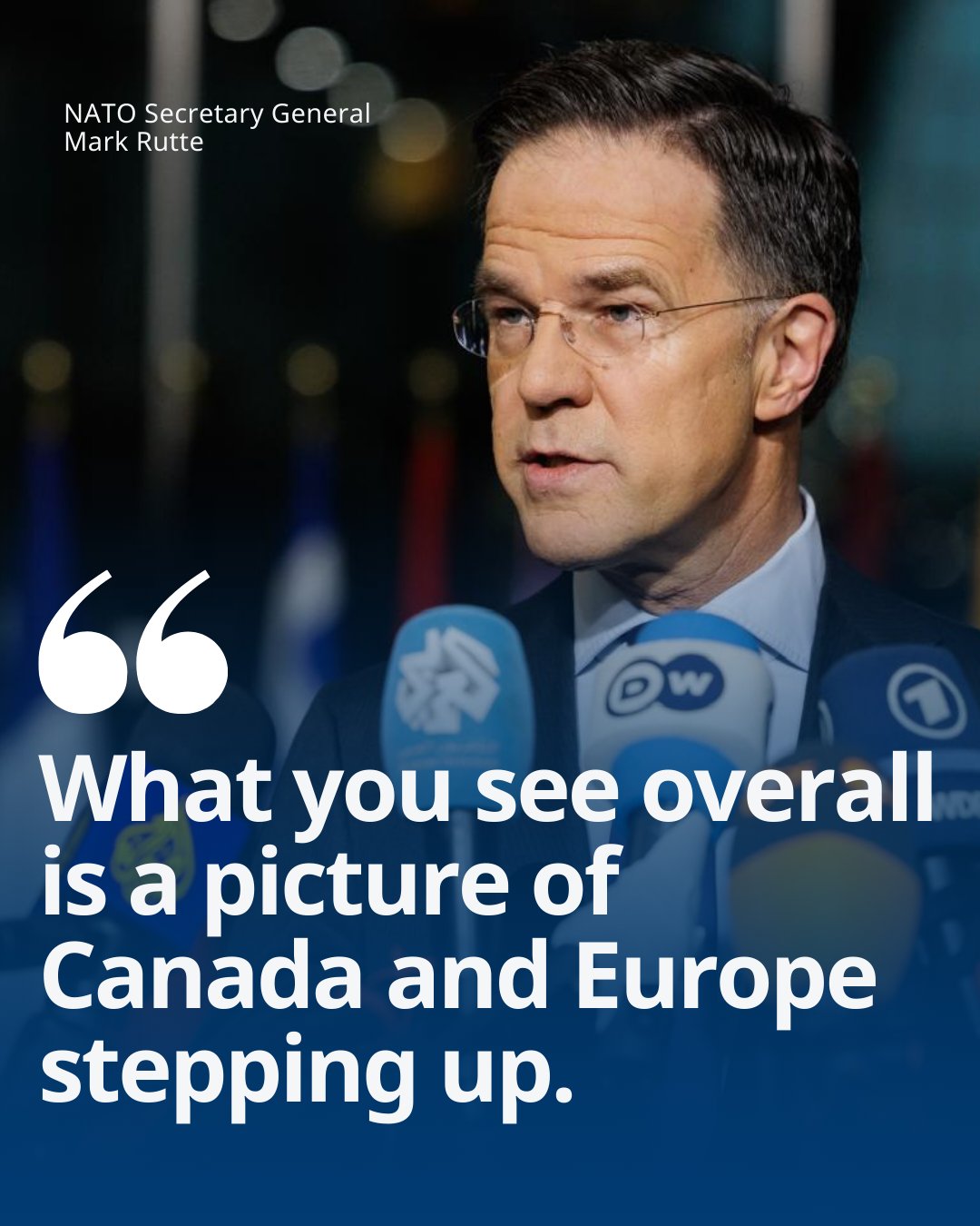 NATO Secretary General welcomes defence investments and Ukraine support