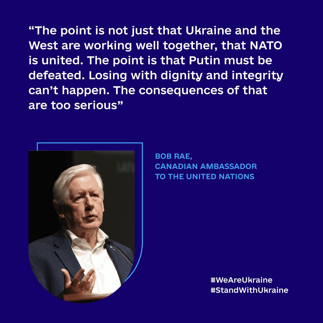 Canada’s UN Ambassador: Putin Must Be Defeated, No Dignified Loss Possible
