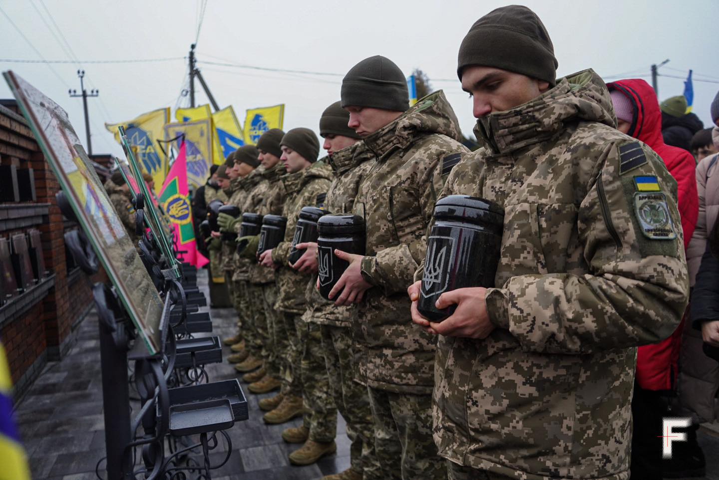 Khmelnytskyi holds symbolic burial for unrecovered fallen defenders