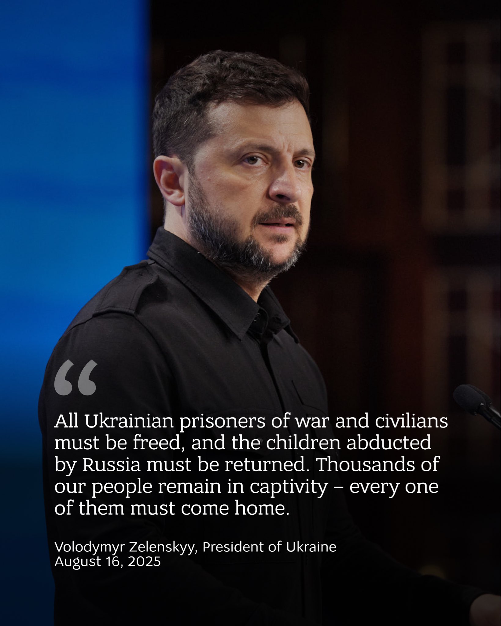 Russia holds Ukrainians captive: demand justice