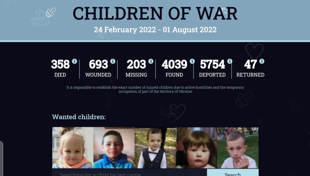 Ukraine launches portal to locate deported children