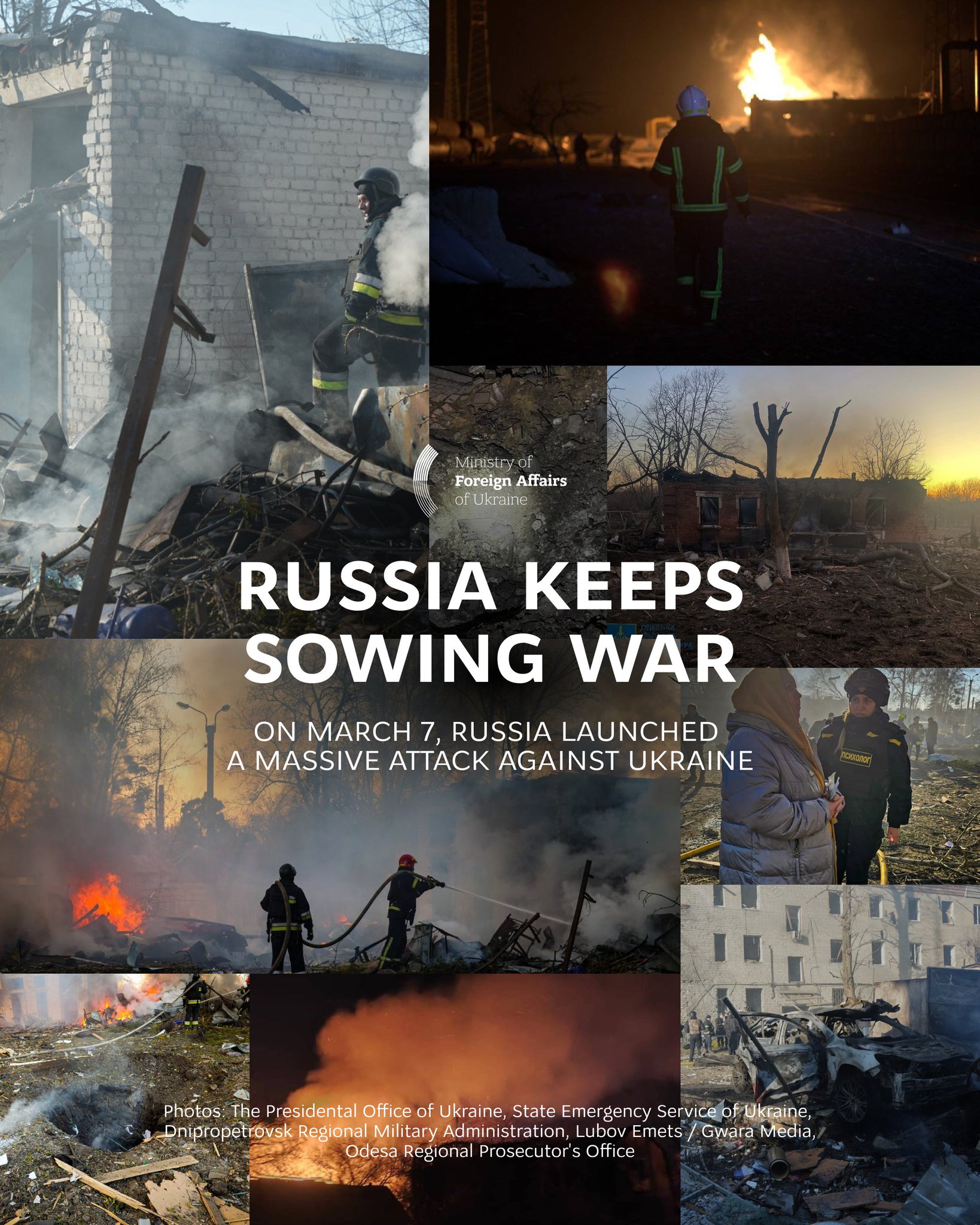 Russia attacks Ukraine with 70 missiles and 200 drones