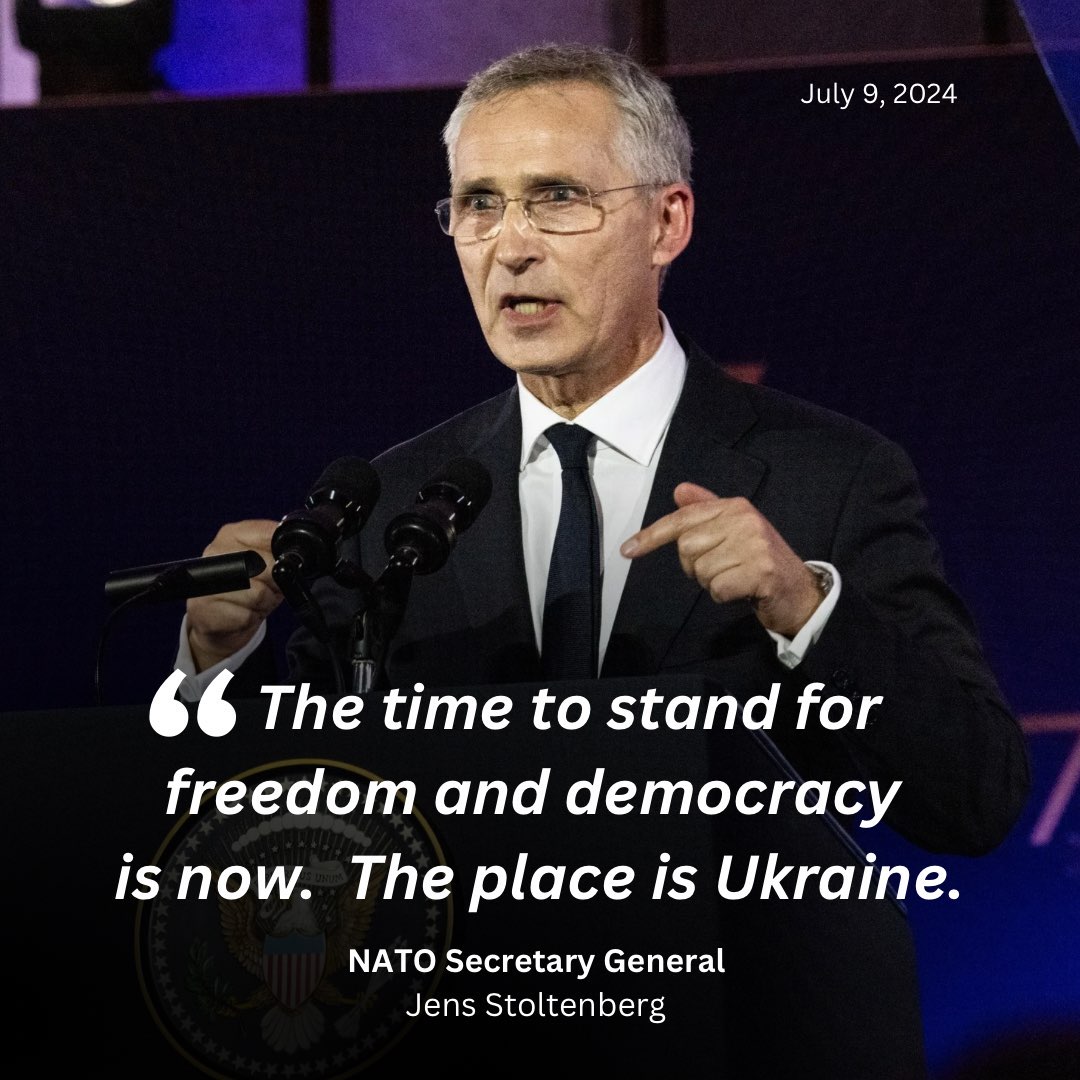 Stoltenberg warns biggest cost if Russia wins in Ukraine
