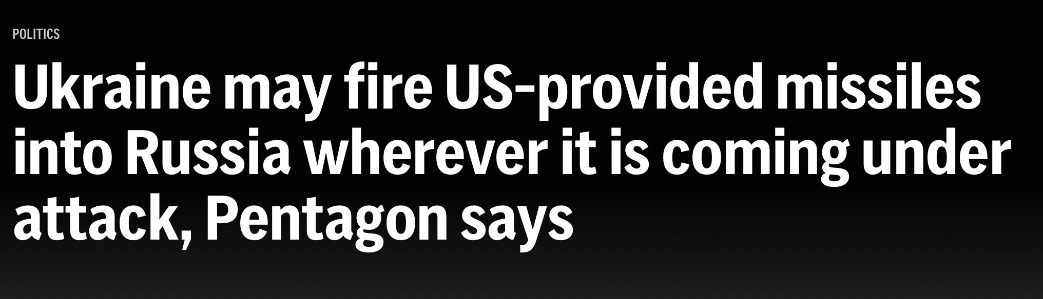 US allows Ukraine to strike Russian territory, limit disputed